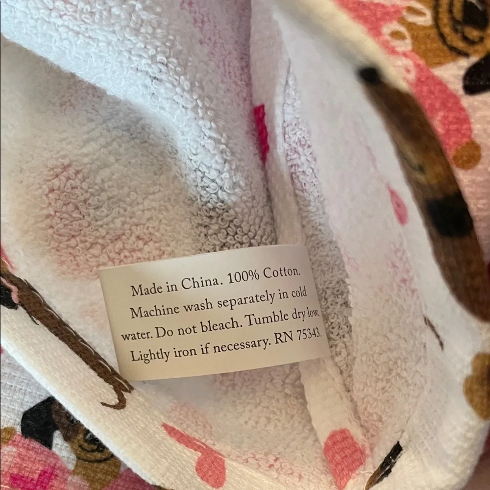 Cupcakes and Cashmere Dachshund Kitchen Towels